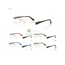 Módní vrtané (bezobrubové) kovové unisex brýle